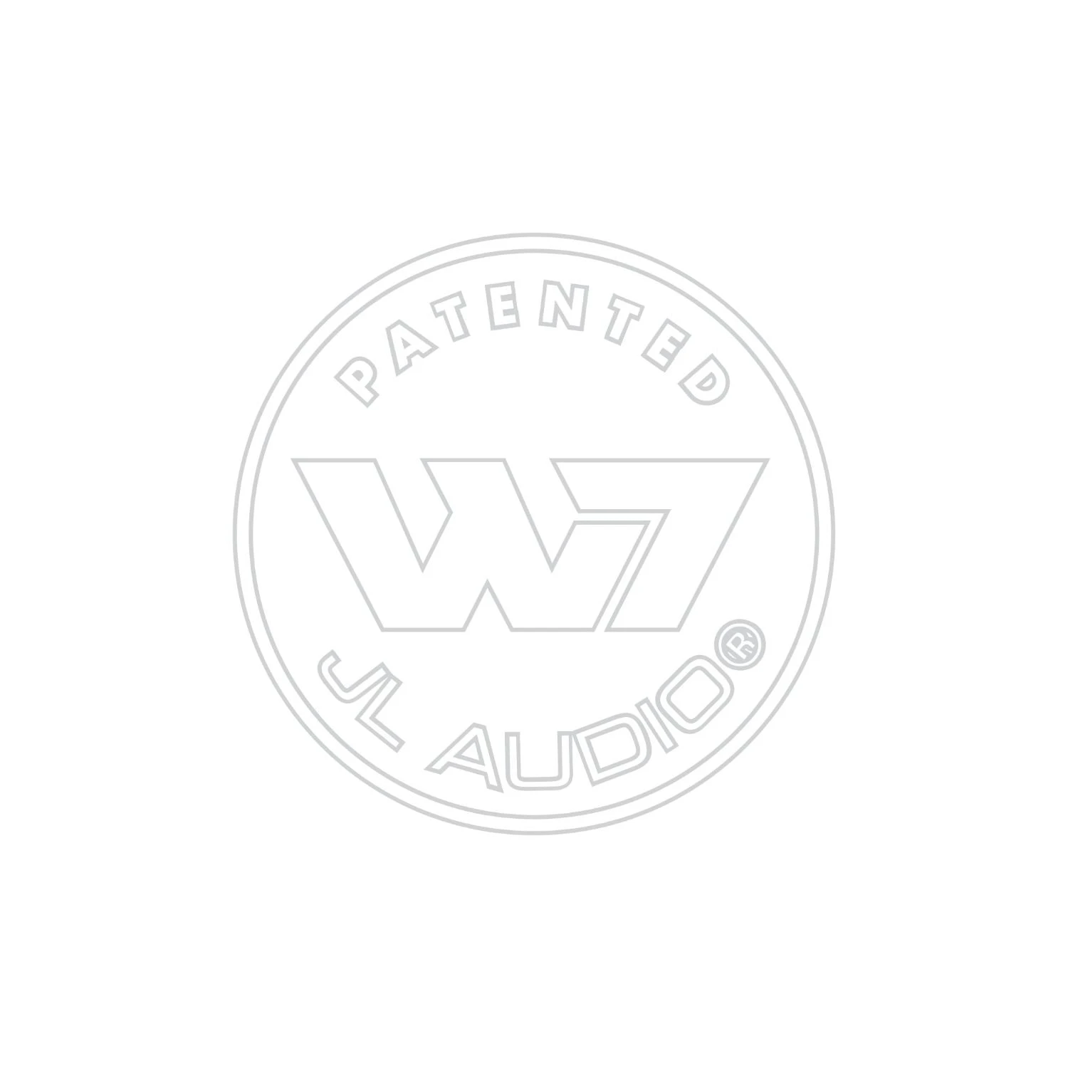 W7 Badge Logo Decal